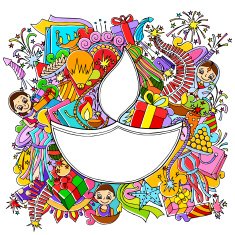 Happy Diwali doddle drawing N2