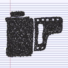 Simple doodle of a camera film N2