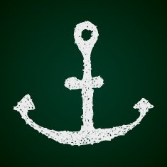 Simple doodle of an anchor