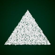 Simple doodle of a triangle