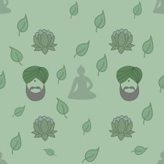 Indian pattern vector illustration N4