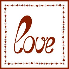 Love hand lettering - handmade calligraphy