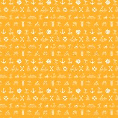 Seamless pattern with sea icons N2