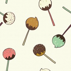 Cartoon sweets pattern