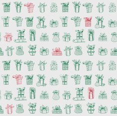 Seamless texture with gift boxes