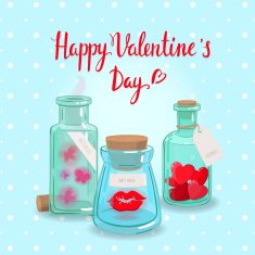 valentines bottle