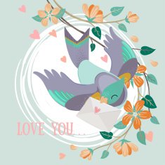 birds card N3