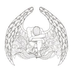 graceful man coloring page N2