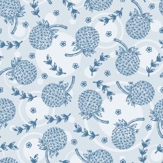 Dandelions Floral seamless pattern Hand Drawn Doodles Flowers N6
