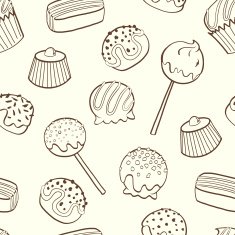 Cartoon sweets