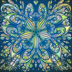 Vector background with zentangle pattern for design