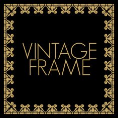 Vintage Frame Vector N7