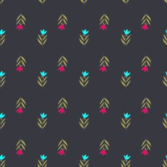 Hand drawn doodle vintage seamless pattern N10