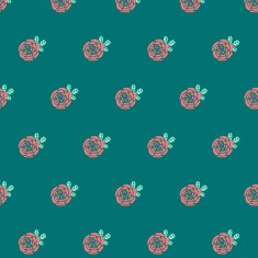 Hand drawn doodle vintage seamless pattern N18