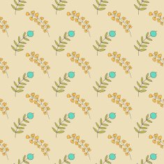 Vintage seamless floral pattern N8