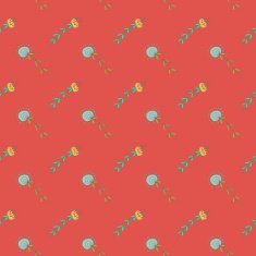 Vintage seamless floral pattern N9