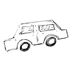 Set of cartoon style car N4