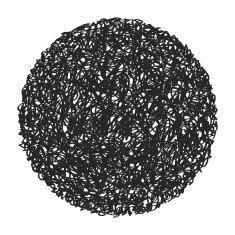 Simple doodle of a circle