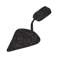 Simple doodle of a trowel