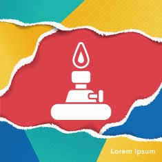 Alcohol lamp icon