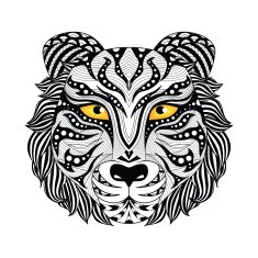Tiger coloring page