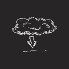 Simple doodle of a cloud N3