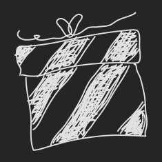 Simple doodle of a present N5