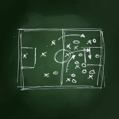 Hand drawn chalk style illustration N11
