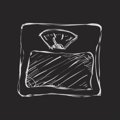 Simple doodle of a set scales