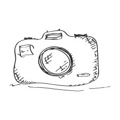 Simple doodle of a camera N4