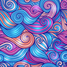 Seamless wave pattern