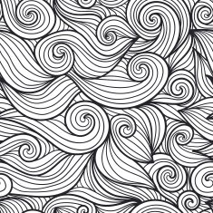 Seamless wave pattern N7