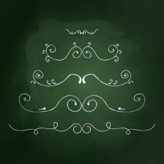 Hand drawn chalk style illustration N15