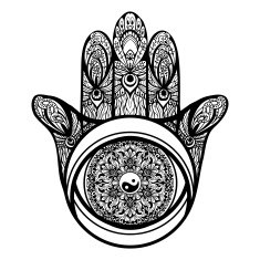Hamsa Hand Illustration