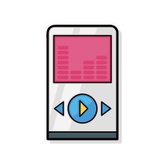music player doodle
