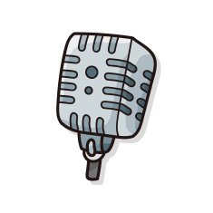 musical instrument microphone doodle N2