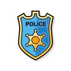 police badge doodle