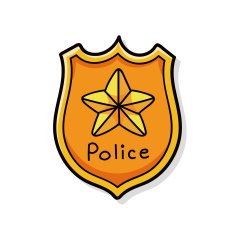 police badge doodle N4
