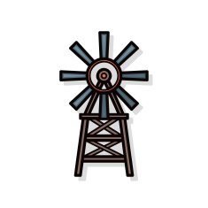 Windmill doodle