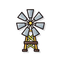 Windmill doodle N2