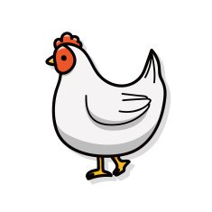 rooster doodle N2