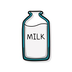 milk doodle