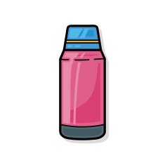 water bottle doodle