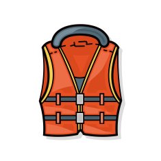 Fishing vest doodle