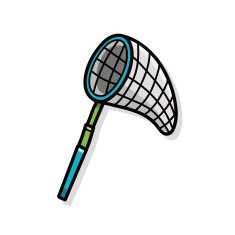 Fishing net doodle N4