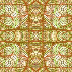 abstract seamless doodle pattern - double exposure design