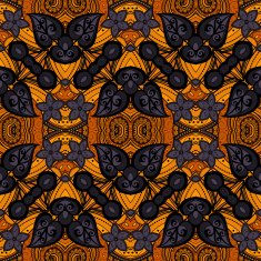 Vector Seamless Ornate Pattern N6