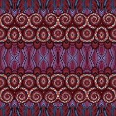 Vector Seamless Abstract Tribal Pattern N7