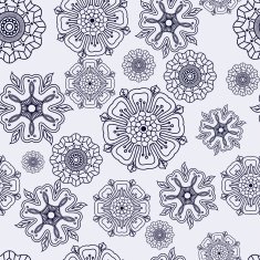Seamless floral background N4