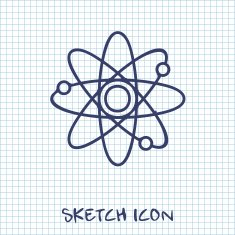 Atom sign icon N2